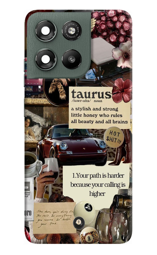 Taurus Zodiac Moto G67 Power 5G Hard Case Back Cover by Casekaro