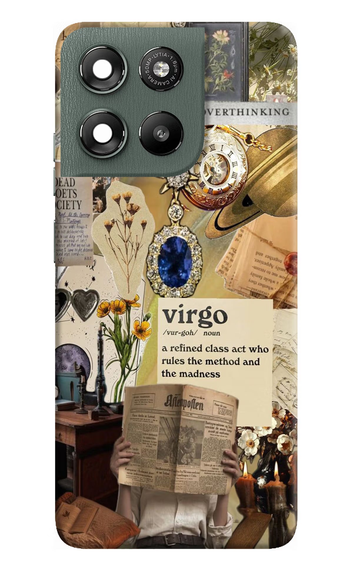 Virgo Zodiac Moto G67 Power 5G Hard Case Back Cover by Casekaro