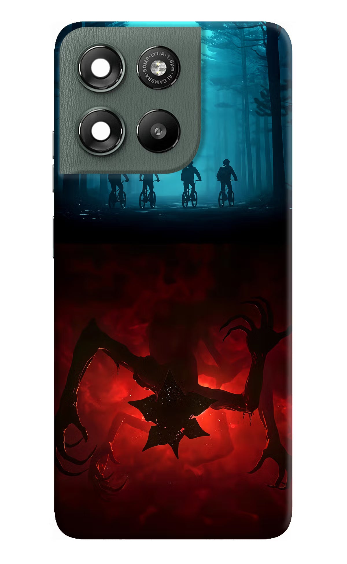 Ordinary Things Downside Up Moto G67 Power 5G Hard Case Back Cover by Casekaro
