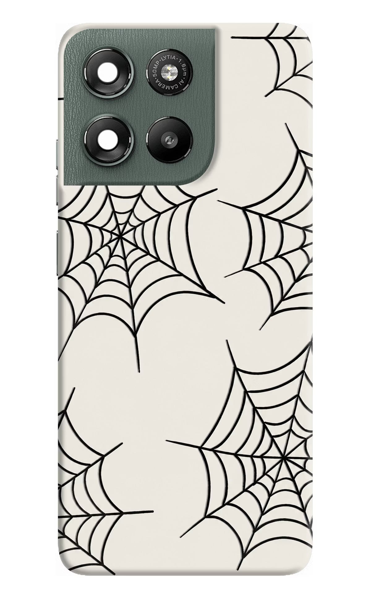 Spider Web Moto G67 Power 5G Hard Case Back Cover by Casekaro