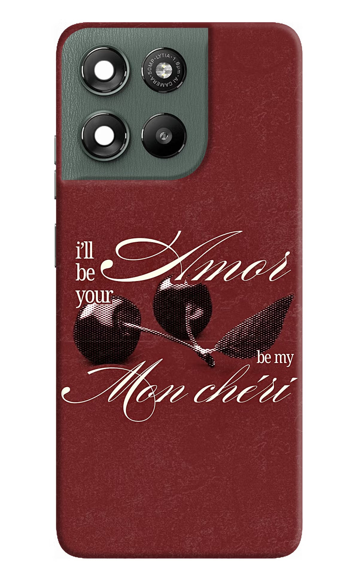 Velvet Cherry Moto G67 Power 5G Back Cover