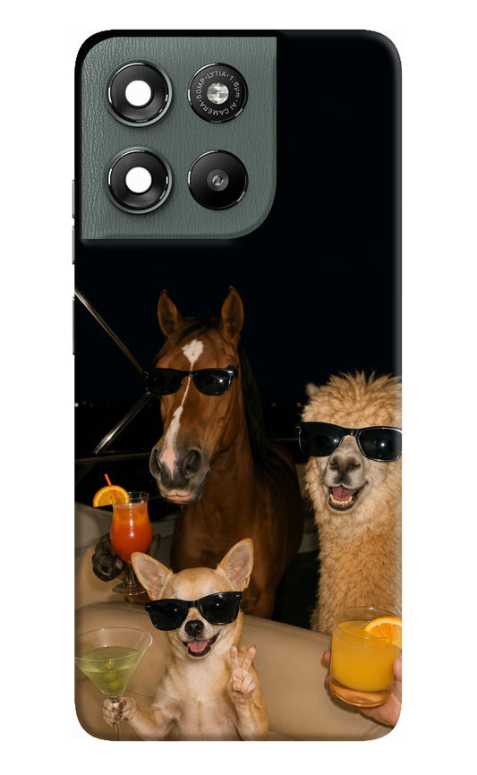 Party Squad Moto G67 Power 5G Hard Case Back Cover by Casekaro