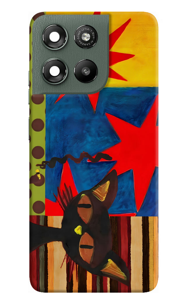 Pop Cat Moto G67 Power 5G Hard Case Back Cover by Casekaro