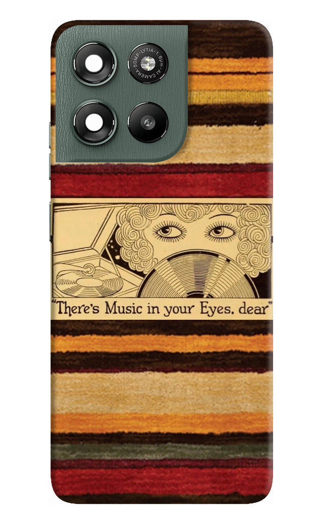 Vinyl Stripes Moto G67 Power 5G Hard Case Back Cover by Casekaro