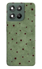 Green Stars Moto G67 Power 5G Hard Case Back Cover by Casekaro