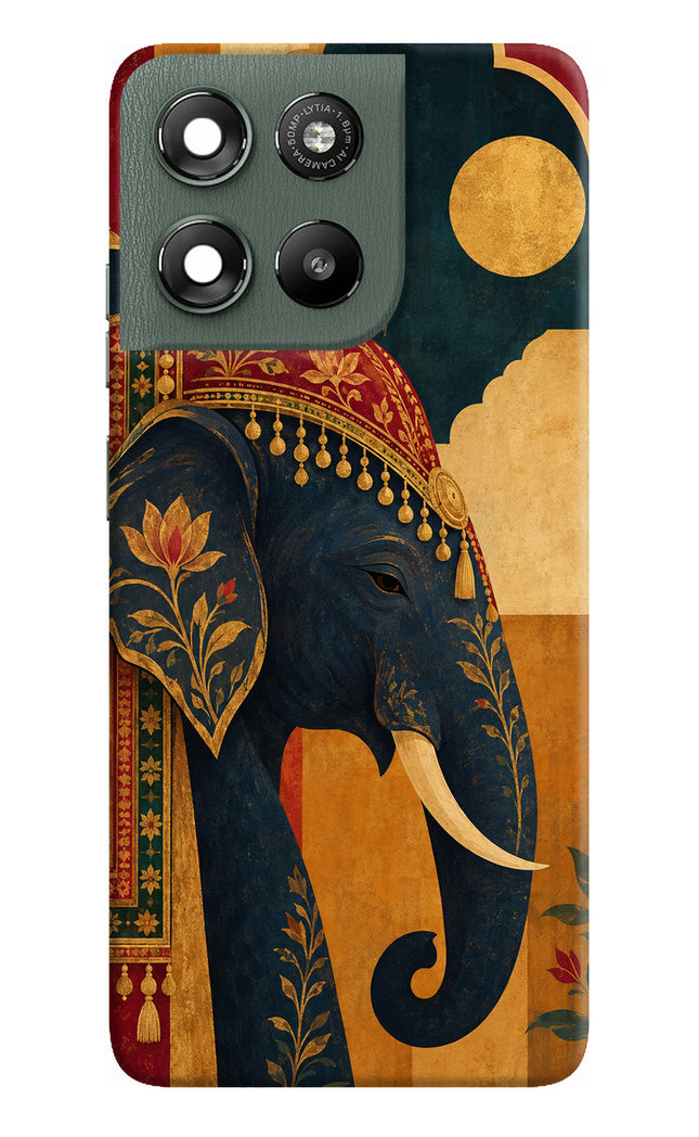 Royal Elephant Moto G67 Power 5G Hard Case Back Cover by Casekaro