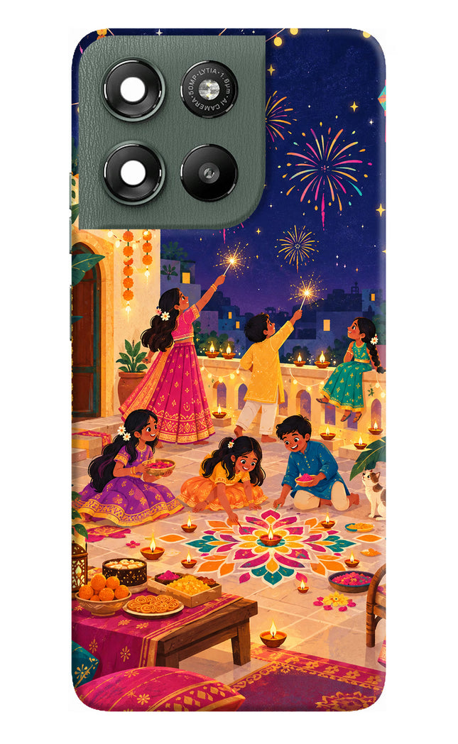 Diwali Night Moto G67 Power 5G Hard Case Back Cover by Casekaro