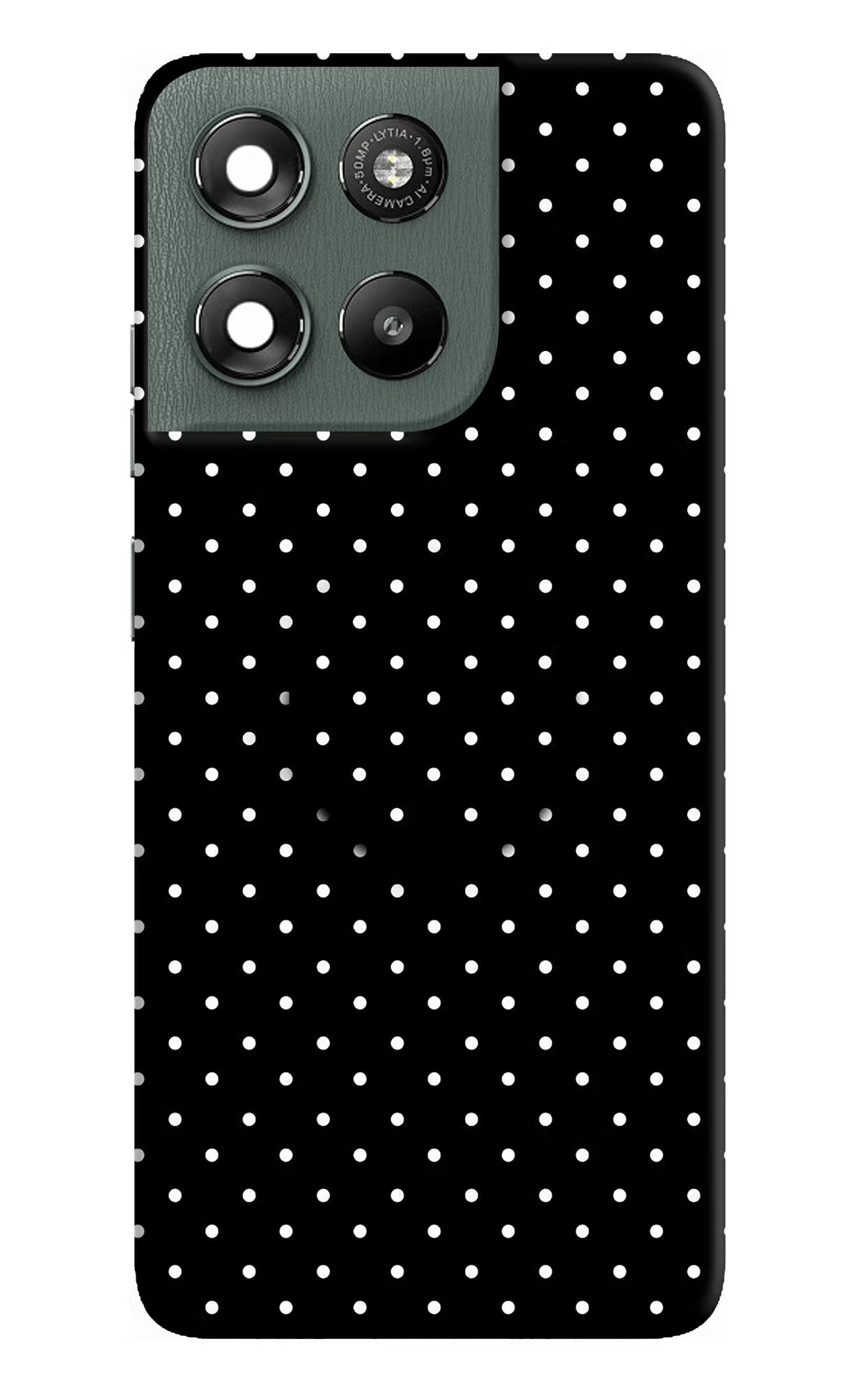 White Dots Moto G67 Power 5G Pop Case by Casekaro