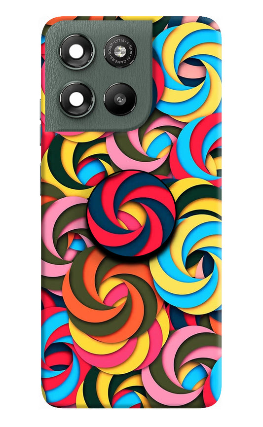 Spiral Pattern Moto G67 Power 5G Pop Case by Casekaro