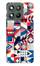Colorful Pattern Moto G67 Power 5G Pop Case by Casekaro