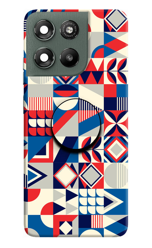 Colorful Pattern Moto G67 Power 5G Pop Case by Casekaro