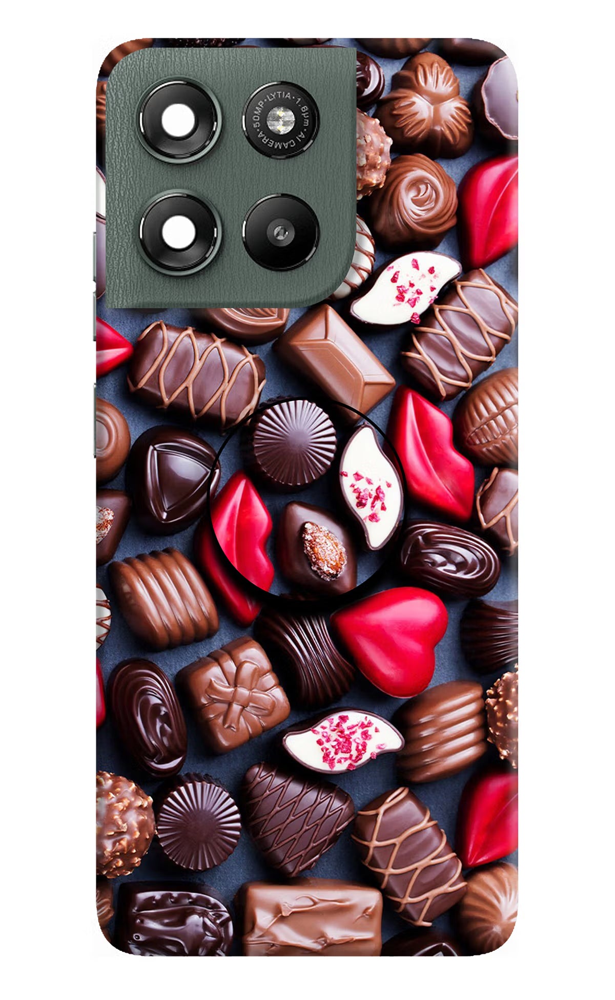 Chocolates Moto G67 Power 5G Pop Case by Casekaro