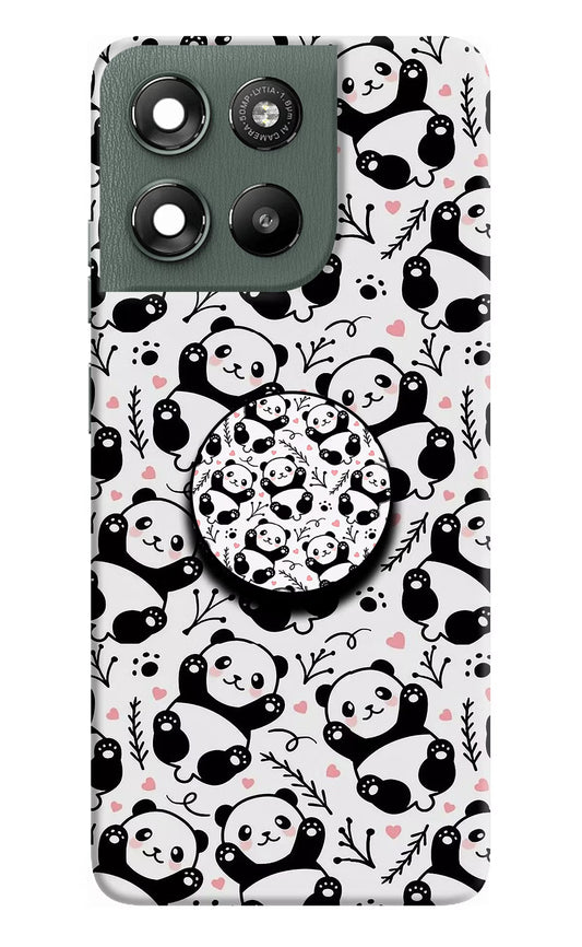 Cute Panda Moto G67 Power 5G Pop Case by Casekaro
