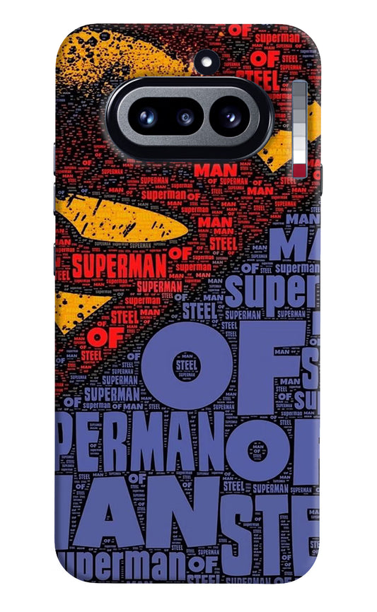 Superman Nothing Phone 4a Hard Case Back Cover by Casekaro