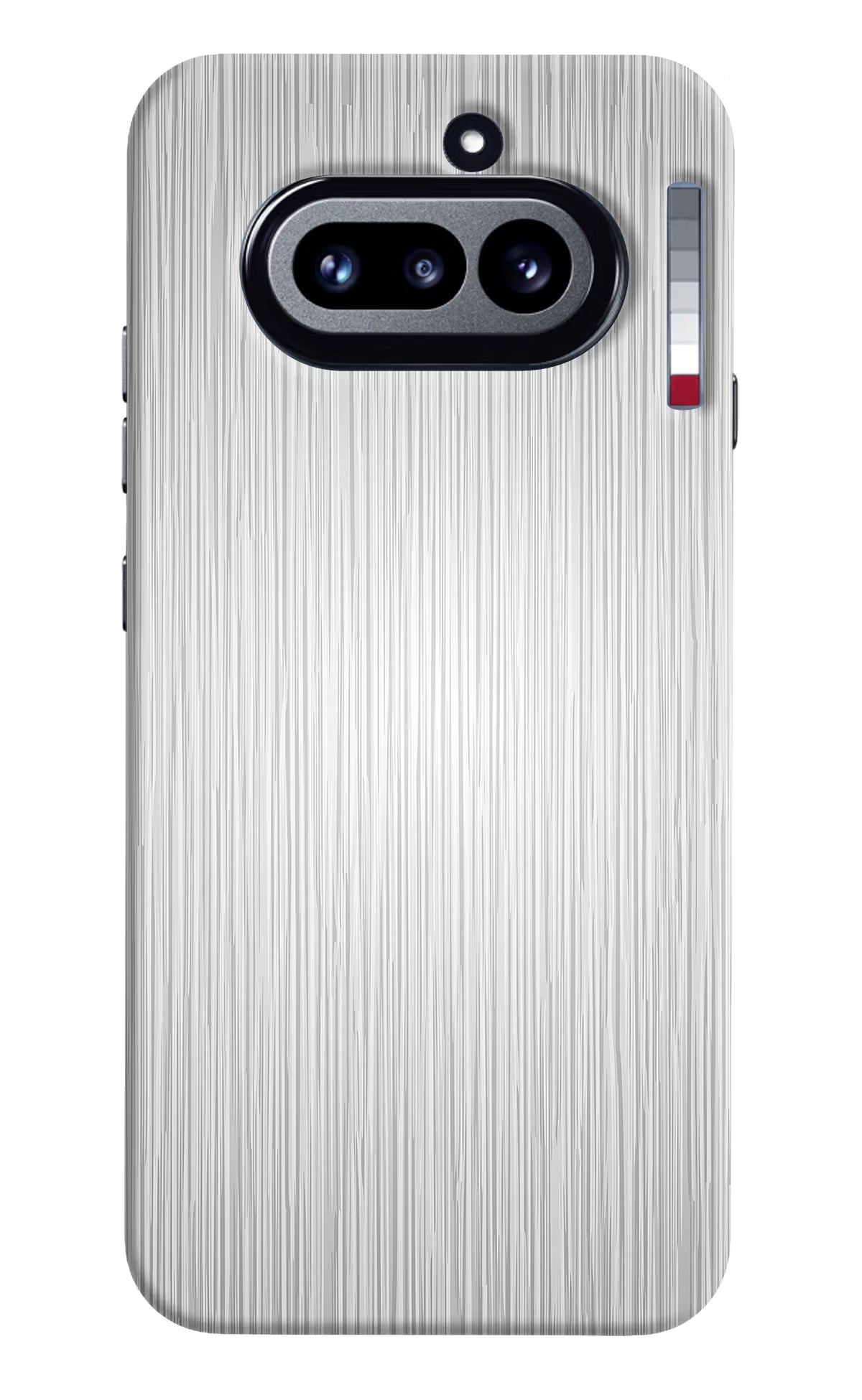 Wooden Grey Texture Nothing Phone 4a Hard Case Back Cover by Casekaro