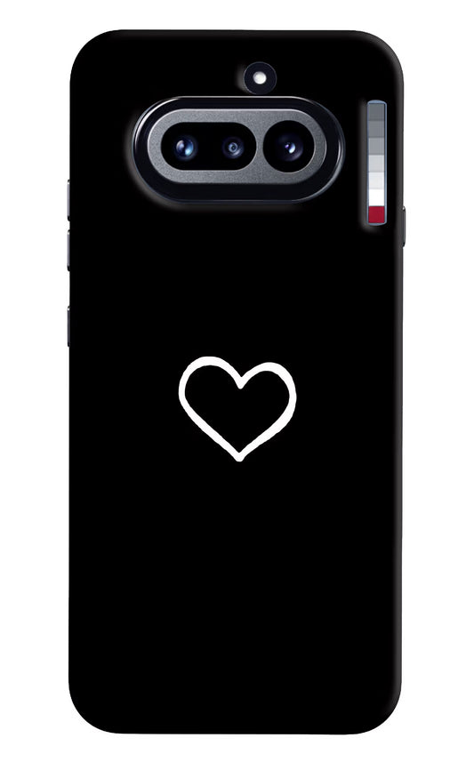 Heart Nothing Phone 4a Hard Case Back Cover by Casekaro