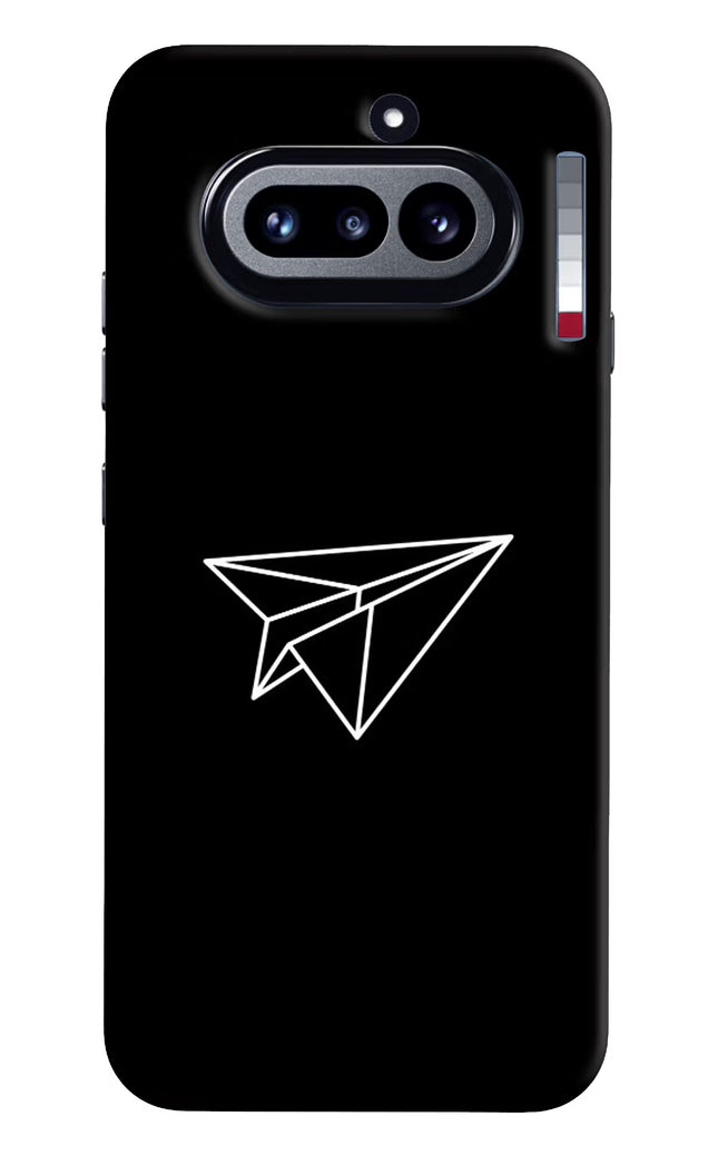 Paper Plane White Nothing Phone 4a Hard Case Back Cover by Casekaro