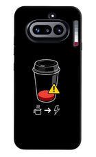 Coffee Nothing Phone 4a Hard Case Back Cover by Casekaro
