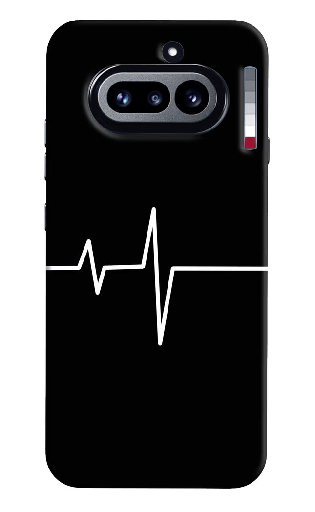 Heart Beats Nothing Phone 4a Hard Case Back Cover by Casekaro
