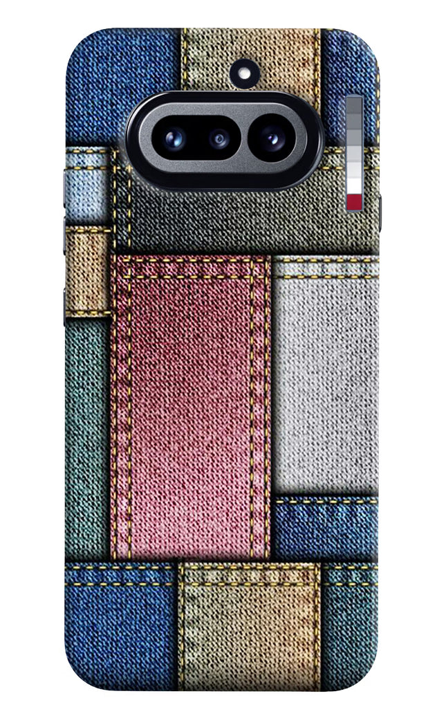 Multicolor Jeans Nothing Phone 4a Hard Case Back Cover by Casekaro
