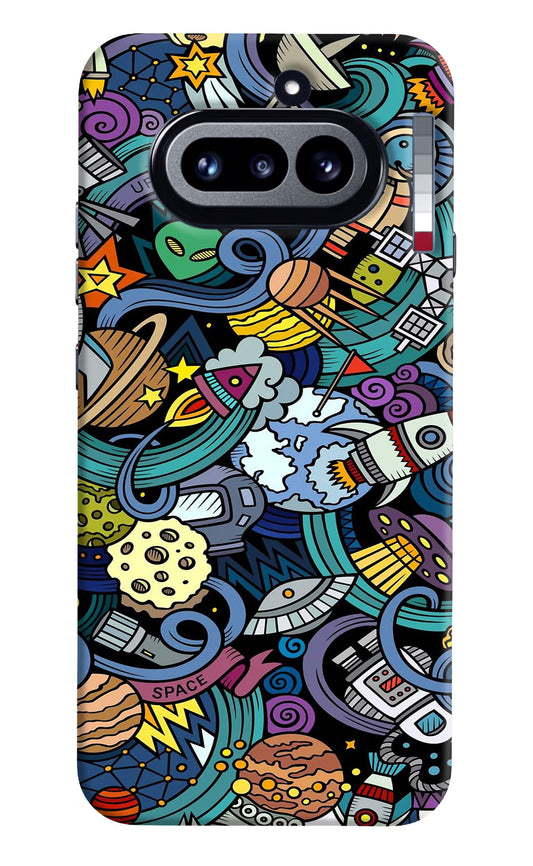 Space Abstract Nothing Phone 4a Hard Case Back Cover by Casekaro