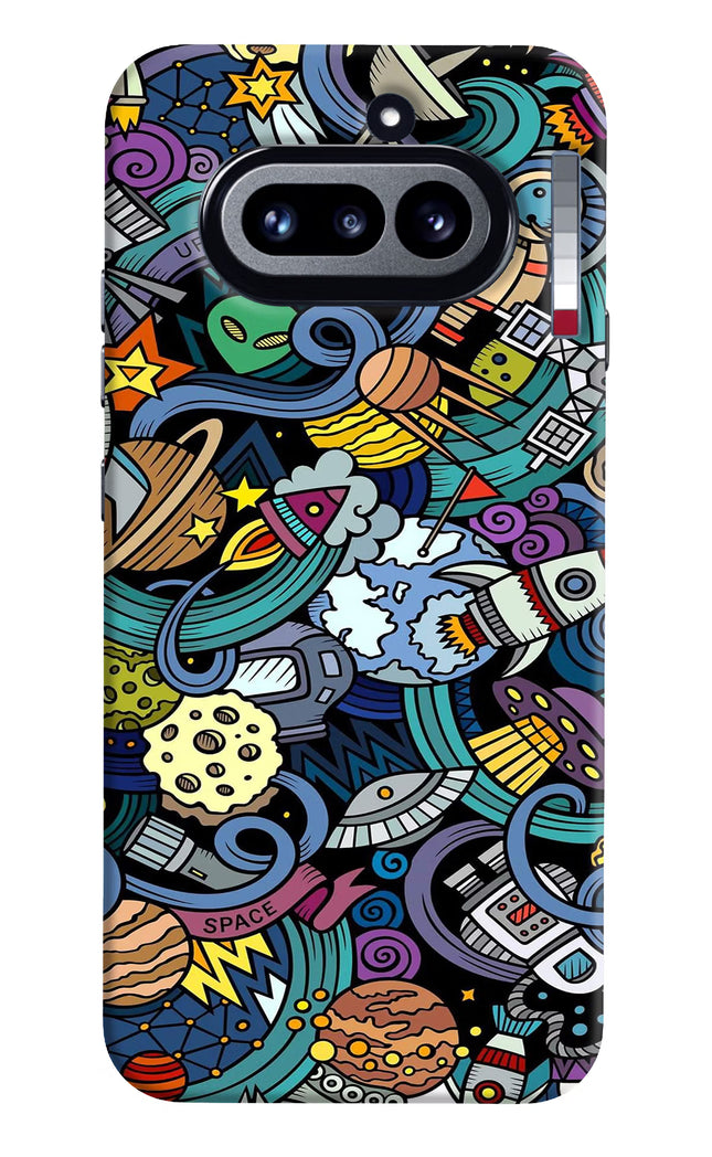 Space Abstract Nothing Phone 4a Hard Case Back Cover by Casekaro