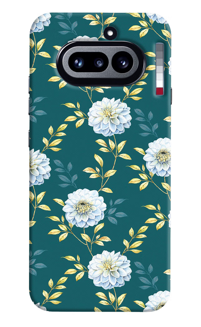 Flowers Nothing Phone 4a Hard Case Back Cover by Casekaro
