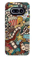 Cinema Abstract Nothing Phone 4a Hard Case Back Cover by Casekaro