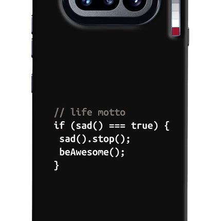 Life Motto Code Nothing Phone 4a Hard Case Back Cover by Casekaro