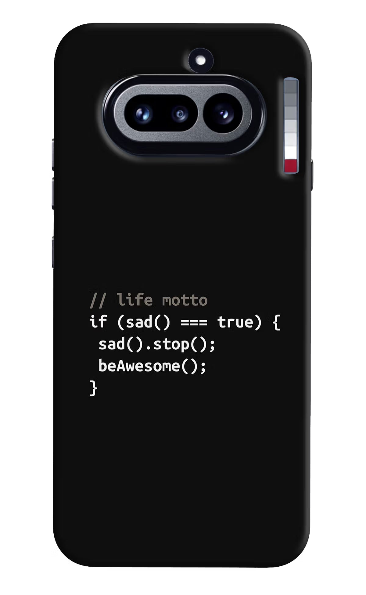 Life Motto Code Nothing Phone 4a Hard Case Back Cover by Casekaro