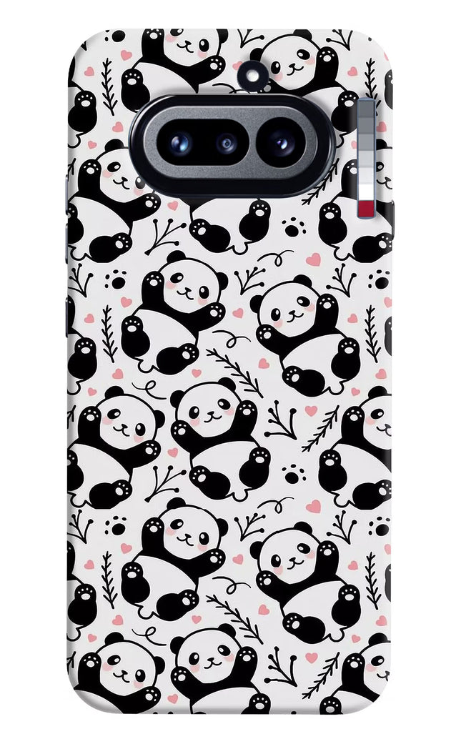 Cute Panda Nothing Phone 4a Hard Case Back Cover by Casekaro