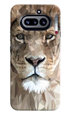 Lion Art Nothing Phone 4a Hard Case Back Cover by Casekaro