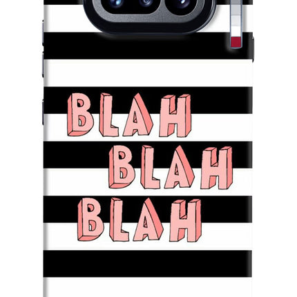 Blah Blah Blah Nothing Phone 4a Hard Case Back Cover by Casekaro