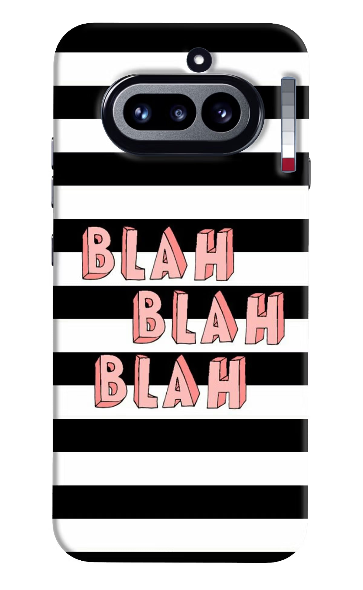 Blah Blah Blah Nothing Phone 4a Hard Case Back Cover by Casekaro