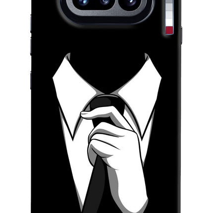 Black Tie Nothing Phone 4a Hard Case Back Cover by Casekaro