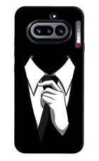 Black Tie Nothing Phone 4a Hard Case Back Cover by Casekaro