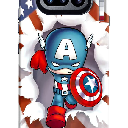 Captain America Nothing Phone 4a Hard Case Back Cover by Casekaro