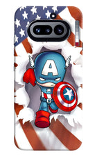 Captain America Nothing Phone 4a Hard Case Back Cover by Casekaro