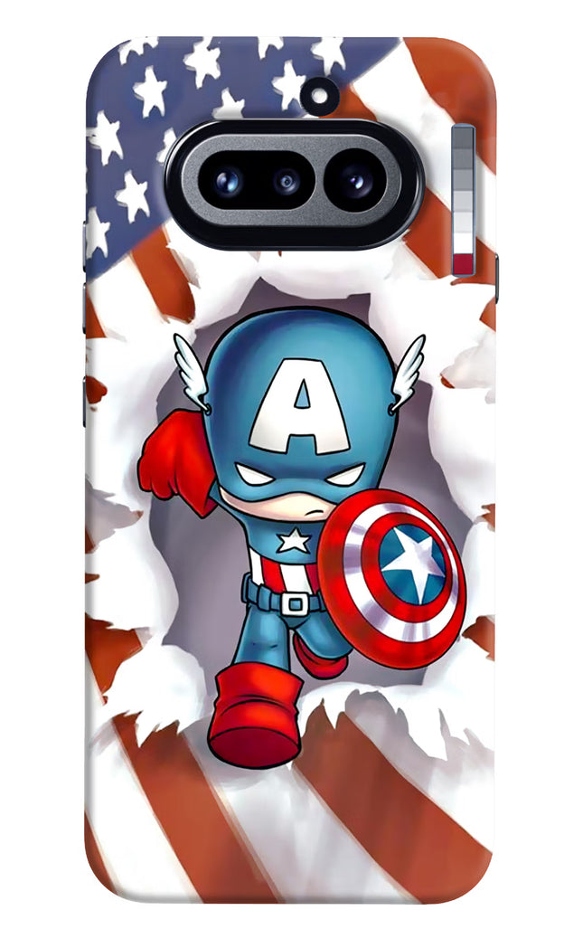 Captain America Nothing Phone 4a Hard Case Back Cover by Casekaro