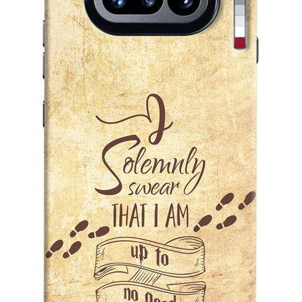 I Solemnly swear that i up to no good Nothing Phone 4a Hard Case Back Cover by Casekaro