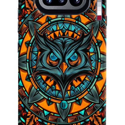 Angry Owl Art Nothing Phone 4a Hard Case Back Cover by Casekaro