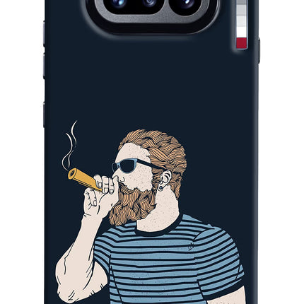 Smoking Nothing Phone 4a Hard Case Back Cover by Casekaro