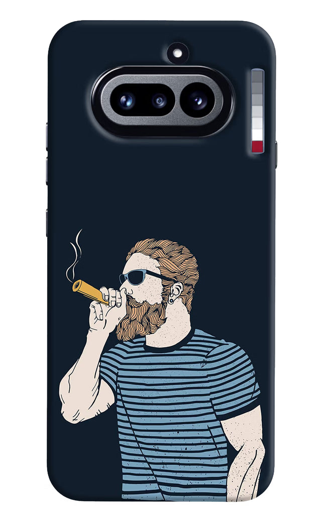 Smoking Nothing Phone 4a Hard Case Back Cover by Casekaro