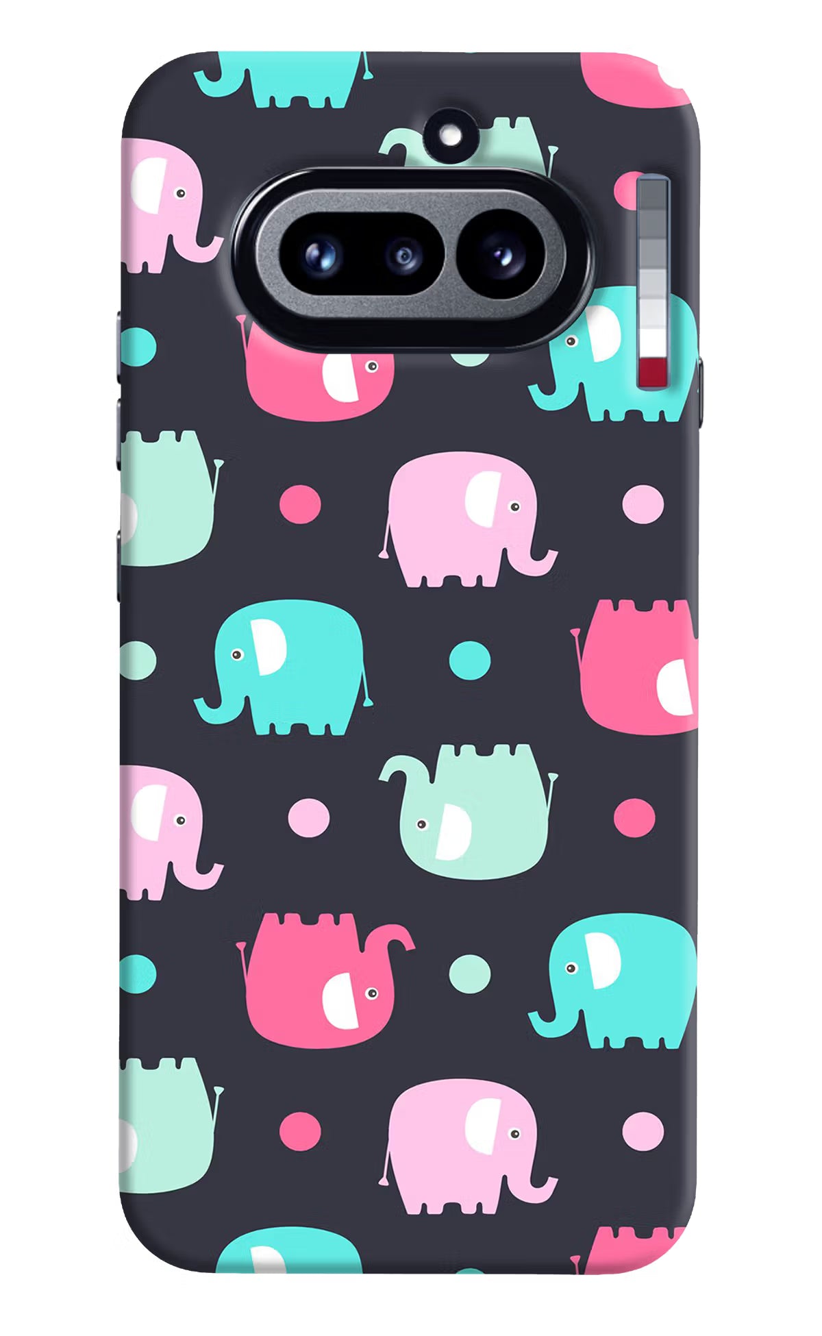 Elephants Nothing Phone 4a Hard Case Back Cover by Casekaro