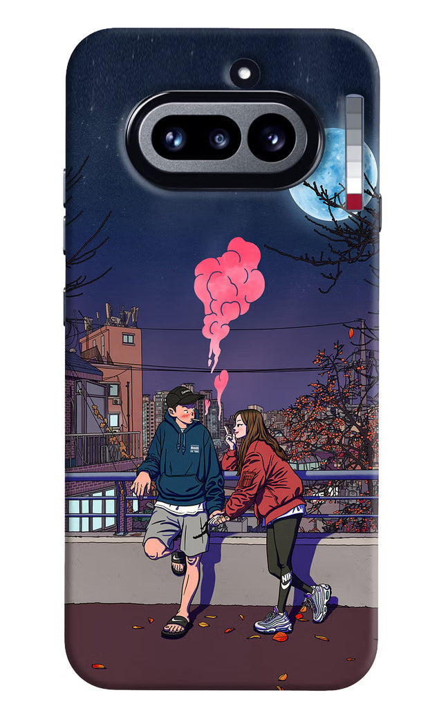 Chilling Couple Nothing Phone 4a Hard Case Back Cover by Casekaro