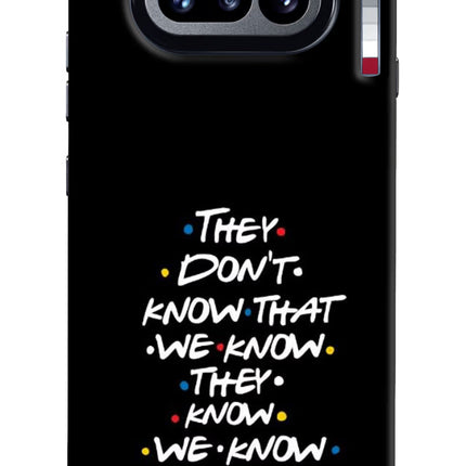 FRIENDS Dialogue Nothing Phone 4a Hard Case Back Cover by Casekaro