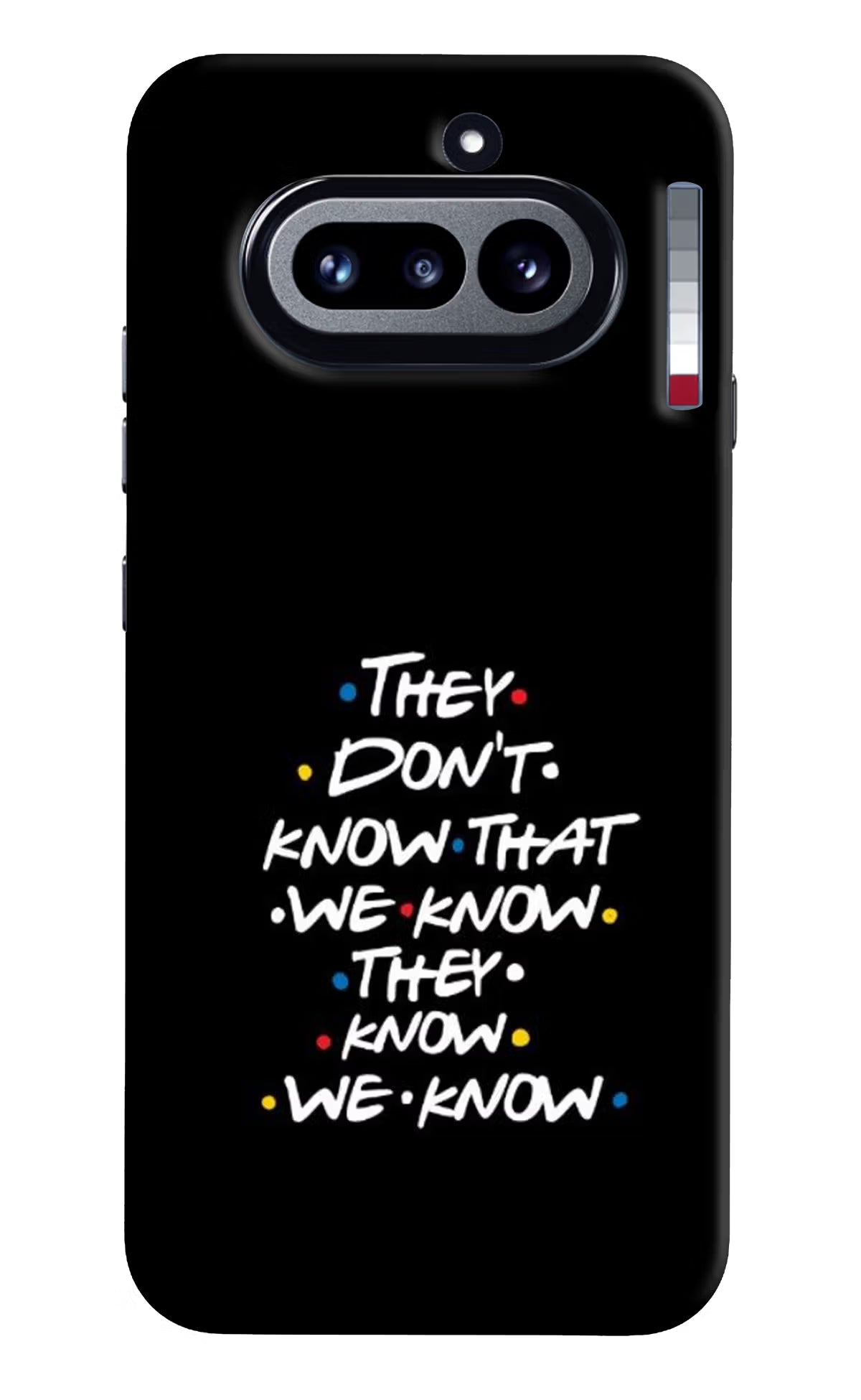FRIENDS Dialogue Nothing Phone 4a Hard Case Back Cover by Casekaro