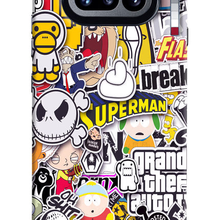 Sticker Bomb Nothing Phone 4a Hard Case Back Cover by Casekaro