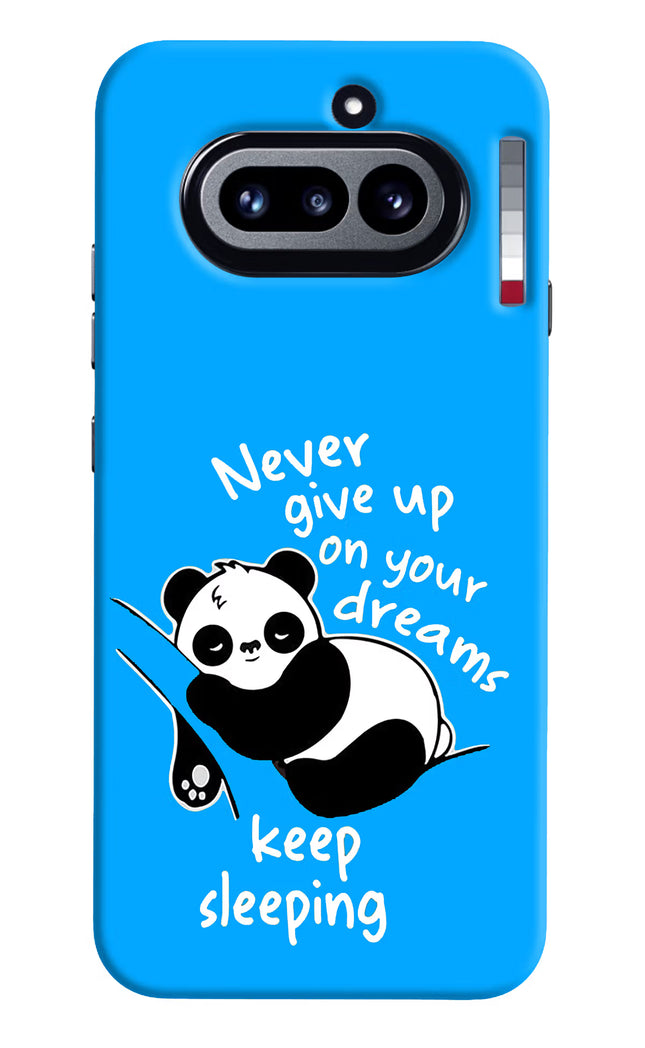 Keep Sleeping Nothing Phone 4a Hard Case Back Cover by Casekaro