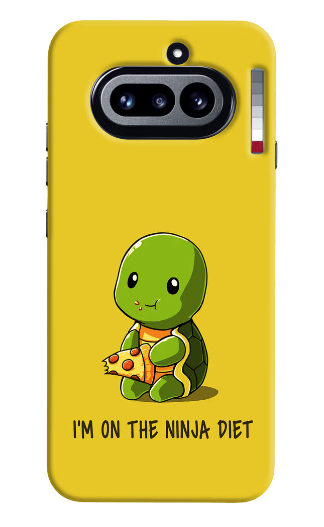 I'm on Ninja Diet Nothing Phone 4a Hard Case Back Cover by Casekaro
